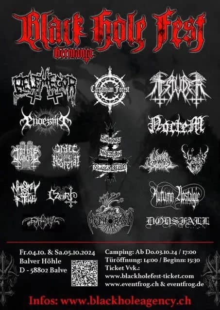 Black Hole Fest Germania II 2024: el ritual del black metal en la cueva de Balve