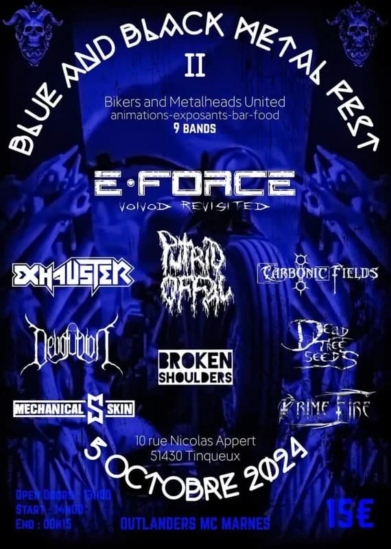 Blue and Black Metal Fest 2024: metal extremo en Tinqueux