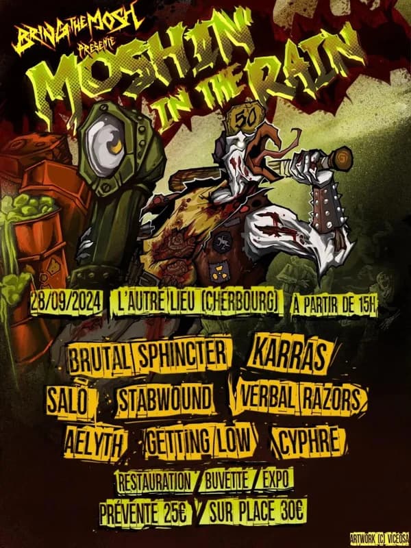 El Moshin' in the Rain Festival 2024: metal extremo en Cherbourg