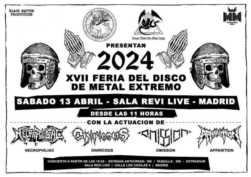 XVII Feria del disco de Metal Extremo en Madrid: un evento imperdible para los aficionados