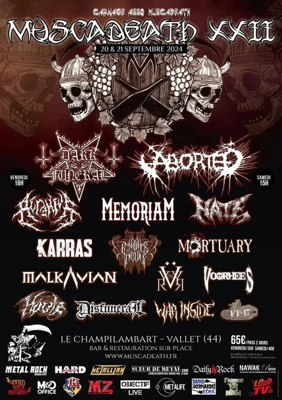 Muscadeath Fest 2024: el epicentro del death metal en Francia