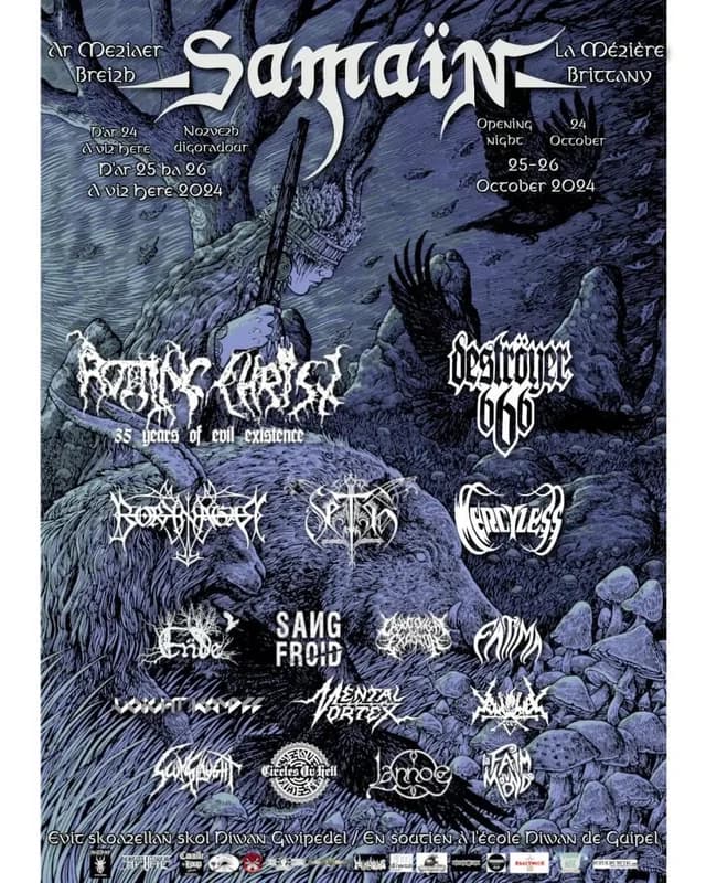 Samain Fest 2024: metal y tradición celta en La Mézière