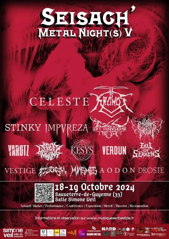 Seisach' Metal Nights 5: Dos días de metal extremo en Sauveterre-de-Guyenne