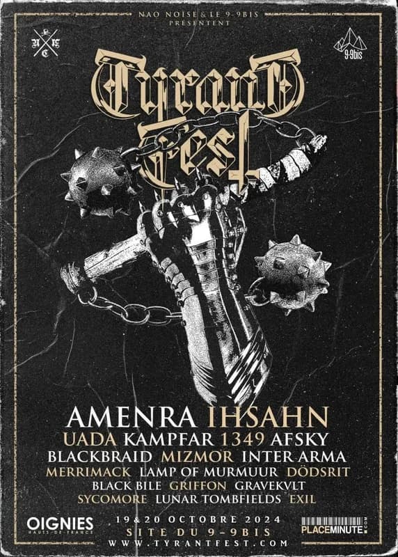 Tyrant Fest 2024: una celebración del metal oscuro en Hauts-de-France