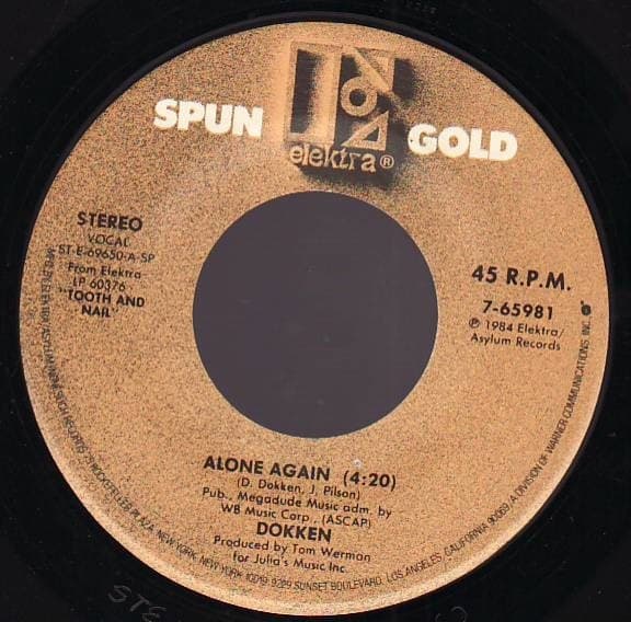 Alone Again / Just Got Lucky