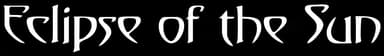 Eclipse of the Sun logo