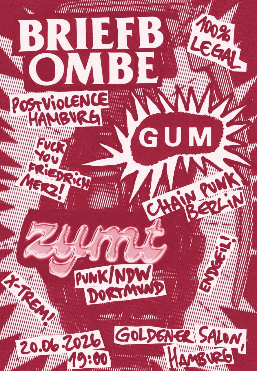 Briefbombe + Gum + Zymt