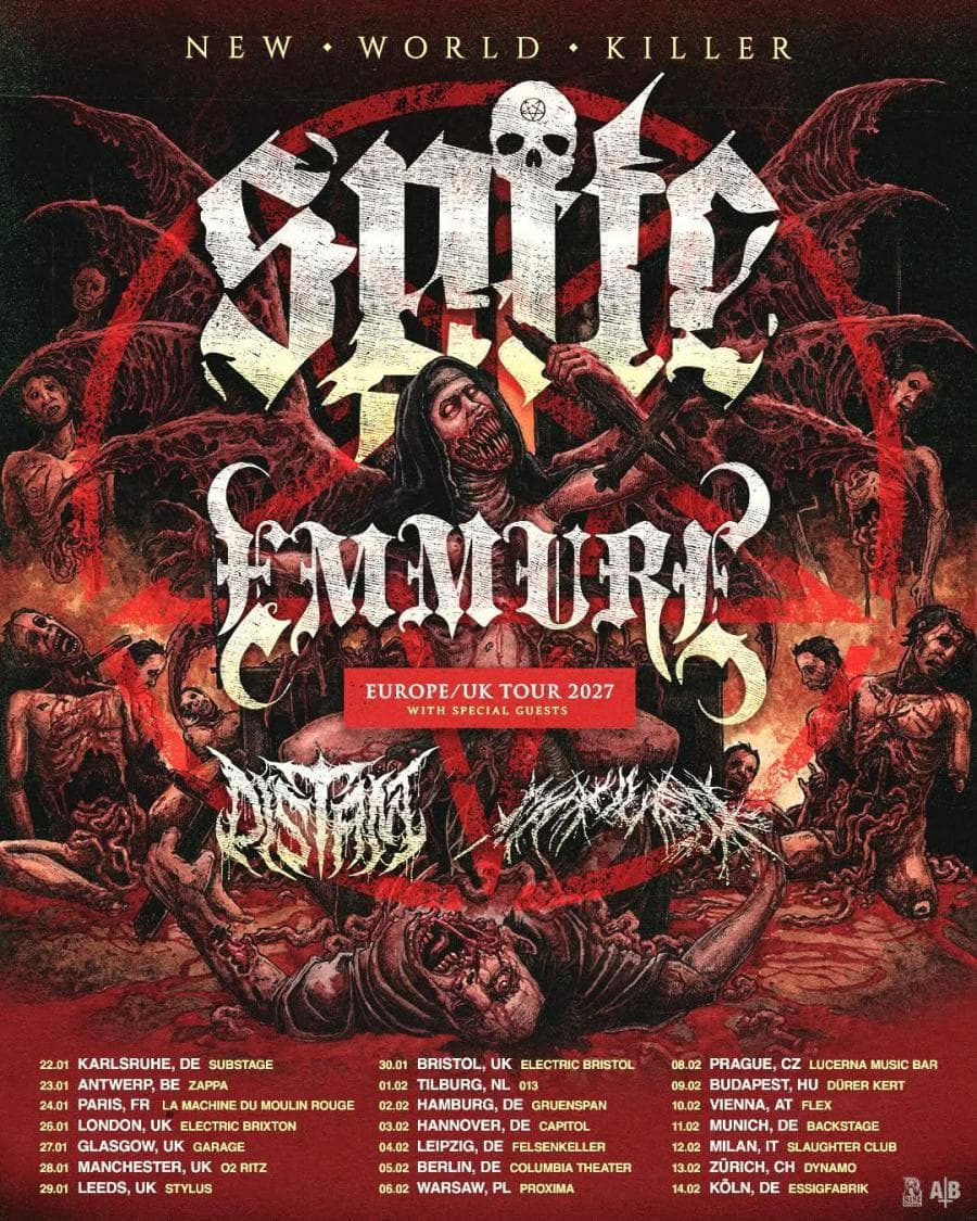 Spite + Distant + Emmure + Mauled