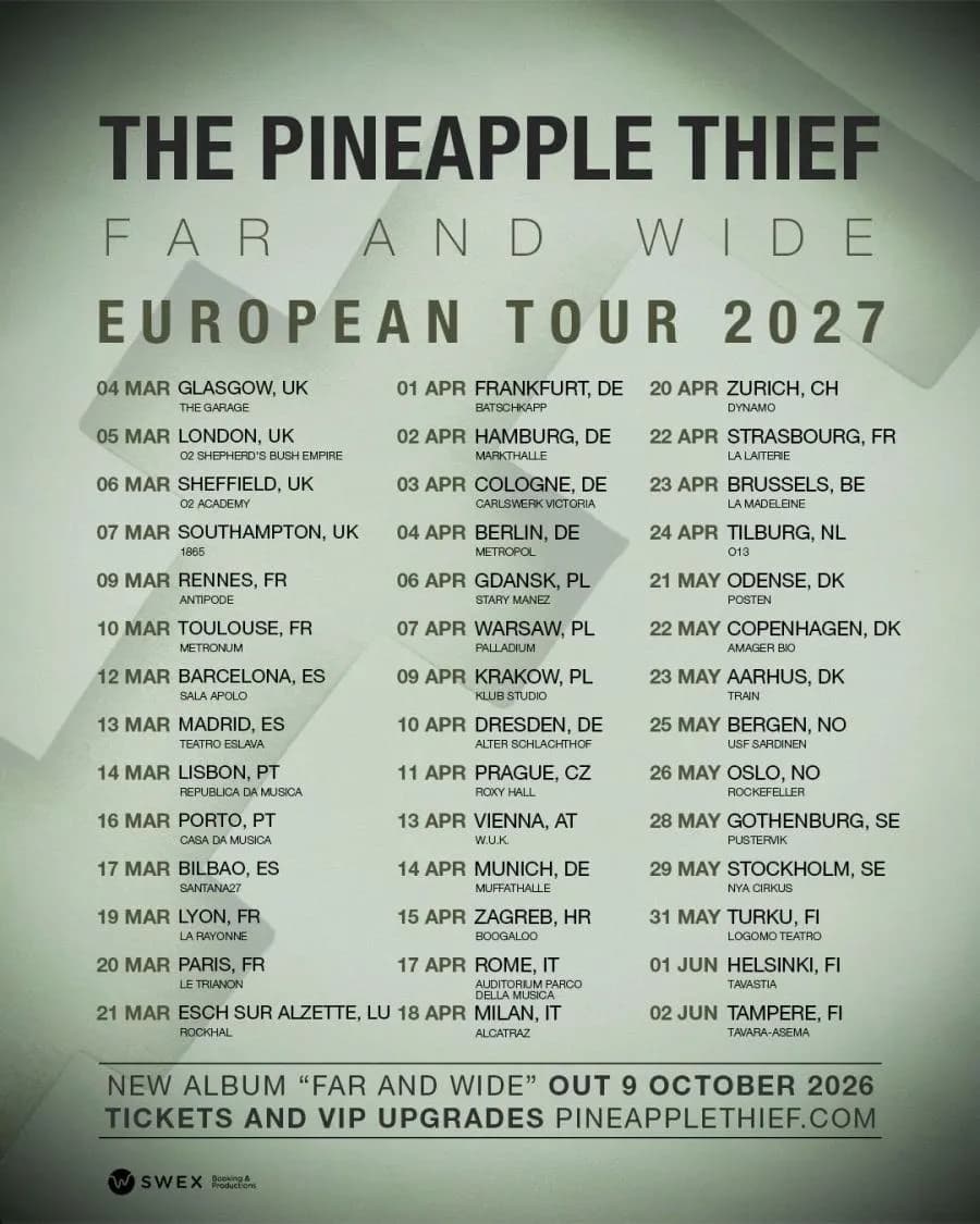 The Pineapple Thief @ Teatro Eslava