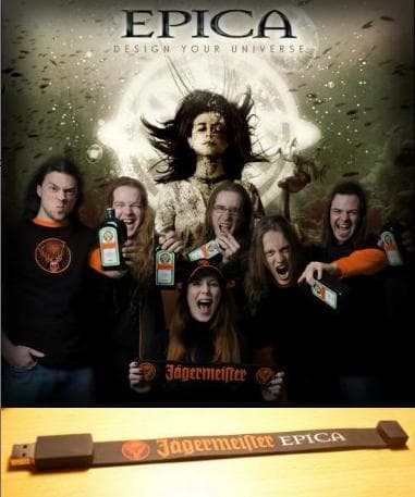 Epica & Jägermeister Memory stick cover