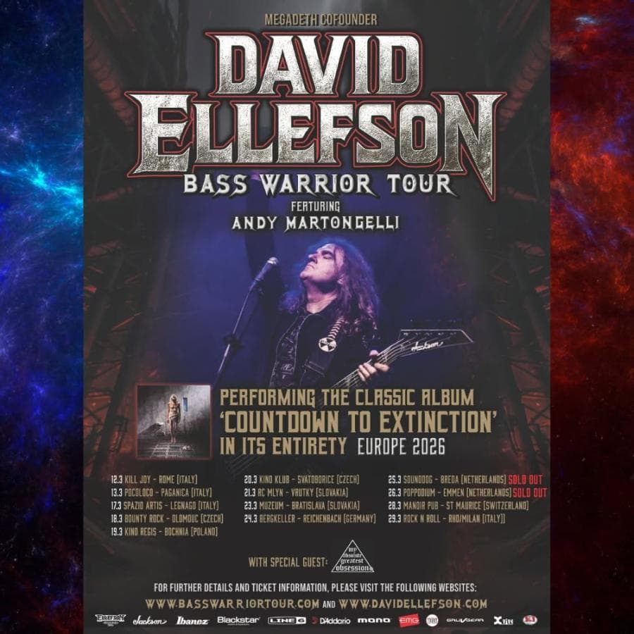 David Ellefson - Tour 2026