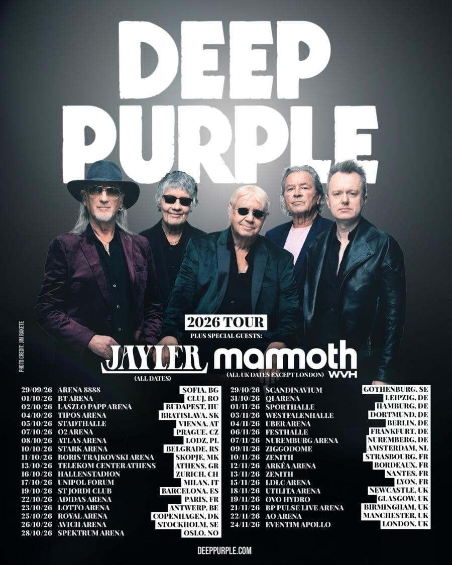 Deep Purple - Tour 2026
