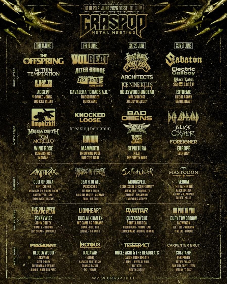Graspop Metal Meeting 2026