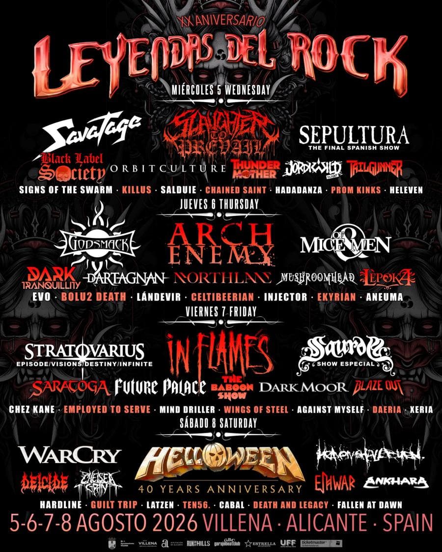 Leyendas Del Rock 2026