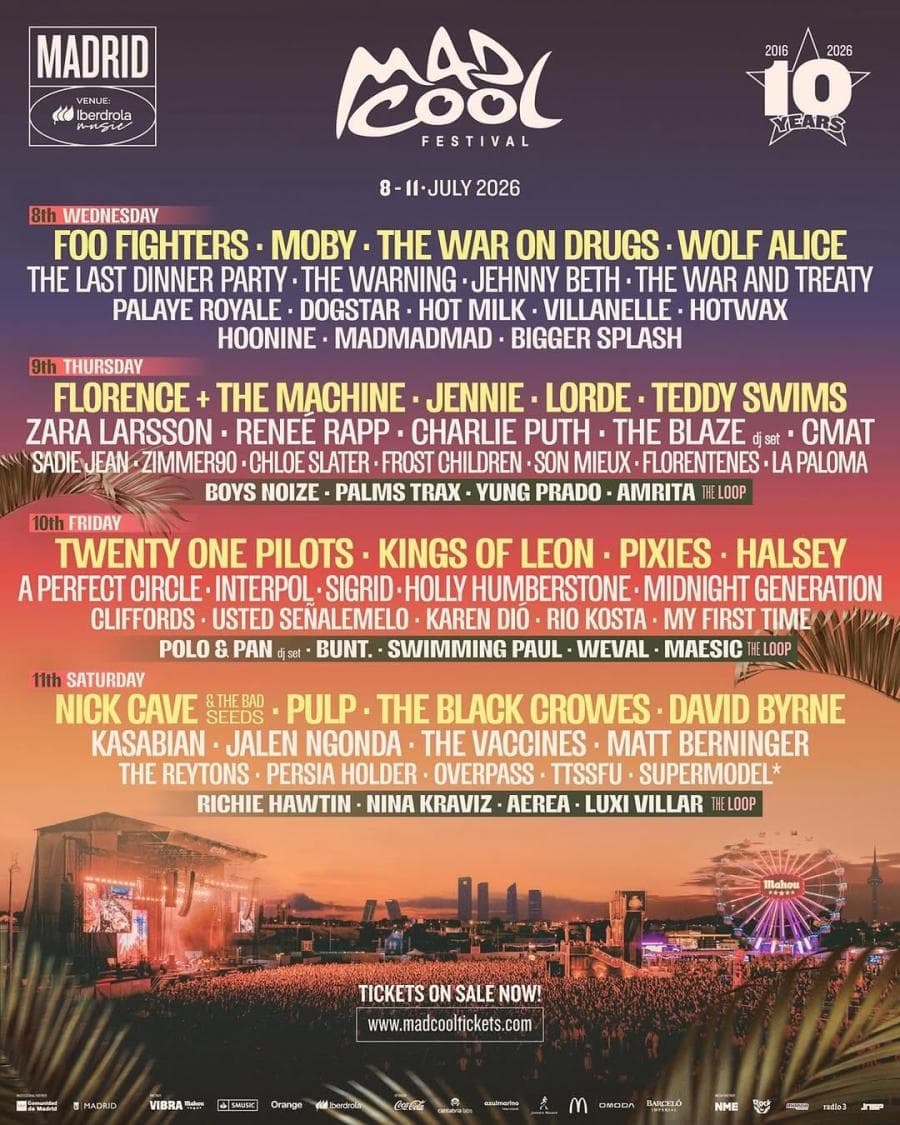 Mad Cool Festival 2026