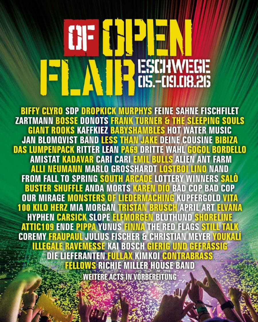 Open Flair Festival 2026