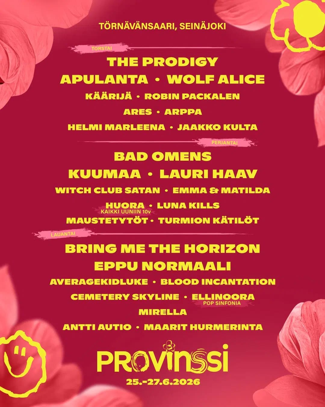Provinssirock Festival 2026