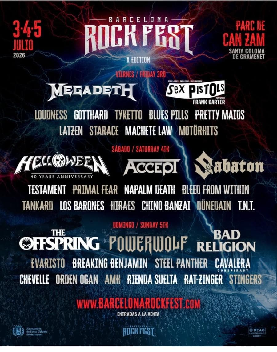 Rock Fest Barcelona 2026