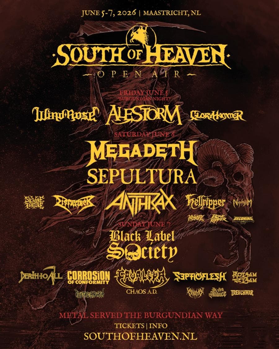 South of Heaven Open Air 2026