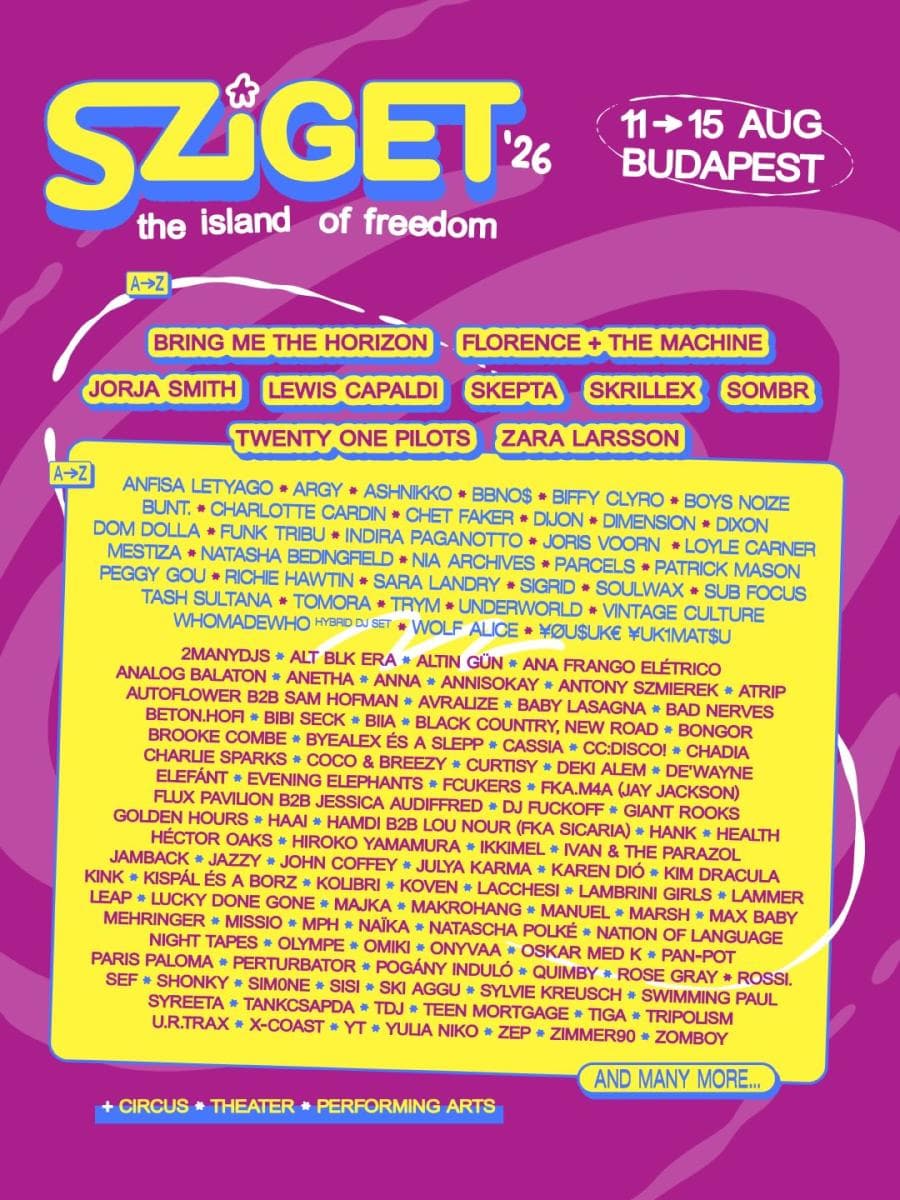 Sziget Festival 2026