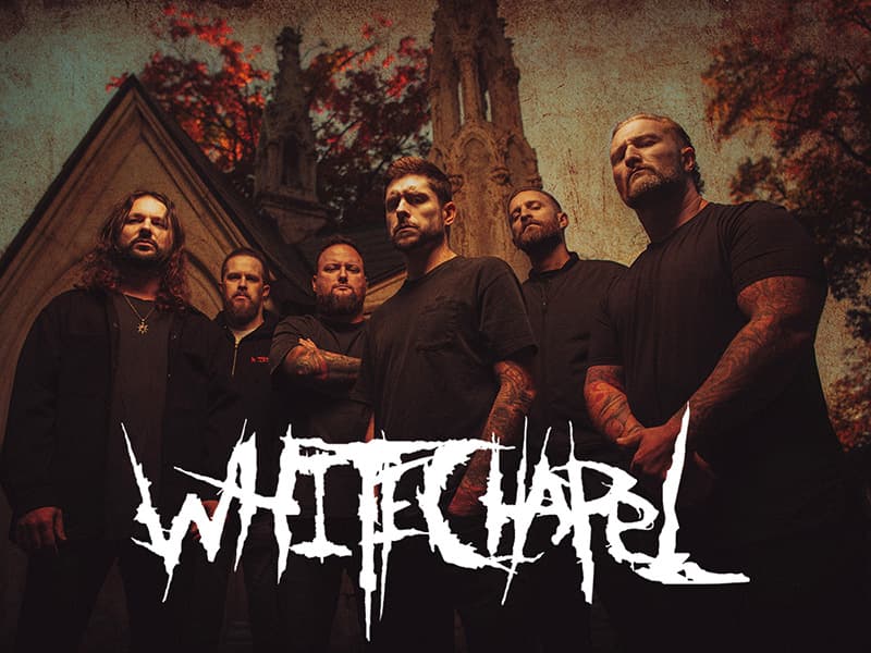 Whitechapel anuncia su brutal gira europea 2027 con Sylosis, 200 Stab Wounds y Tribal Gaze