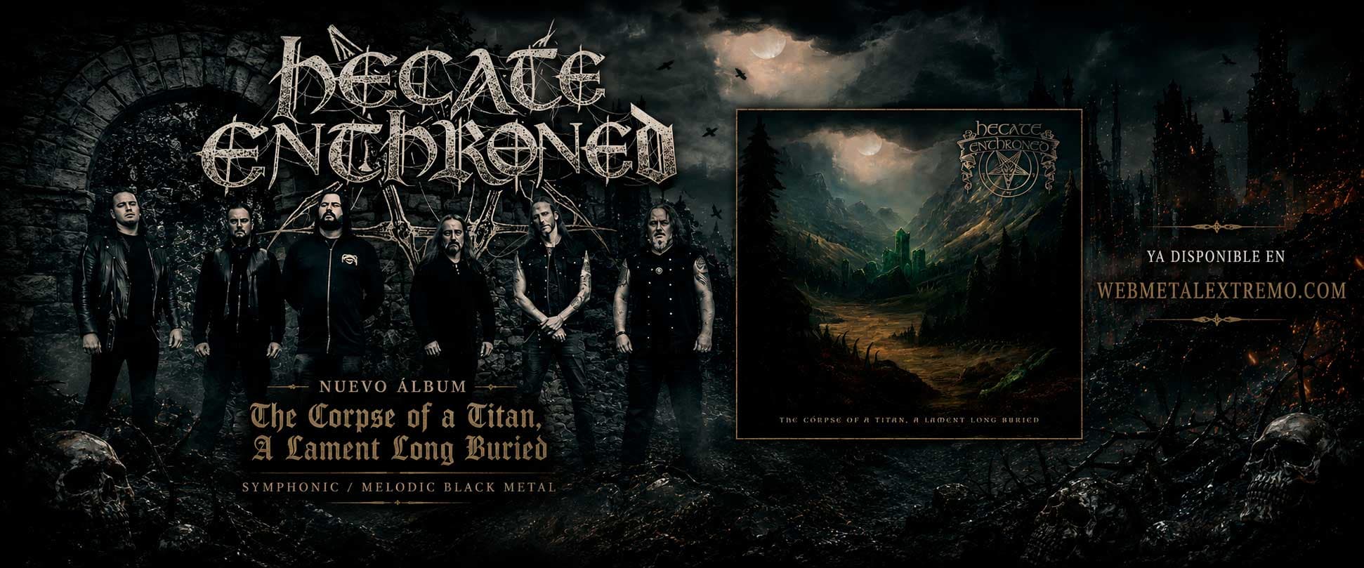 Hecate Enthroned regresan con “The Corpse of a Titan, A Lament Long Buried”