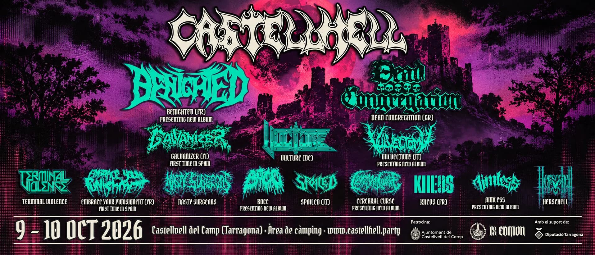 CastellHell 2026, festival de metal en Castellvell del Camp