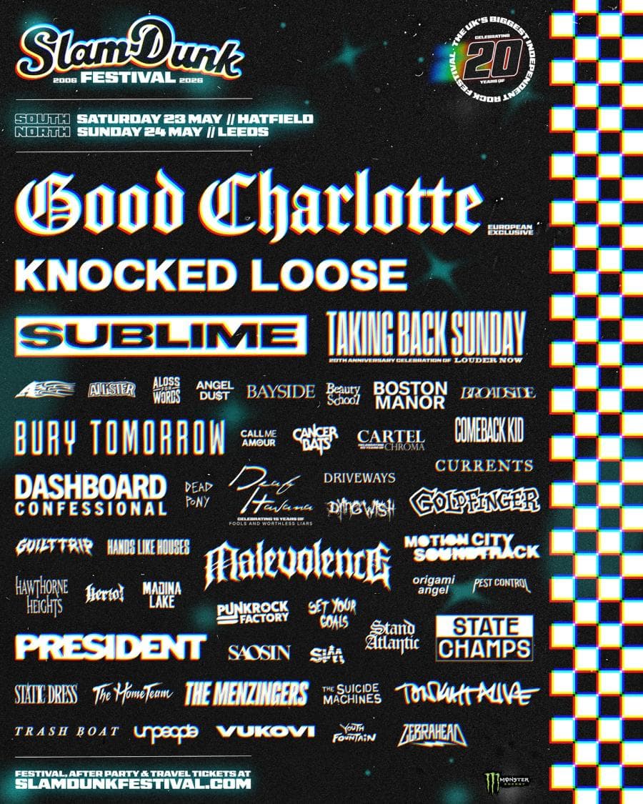 Good Charlotte + Knocked Loose + A + A Loss For Words + Allister @ Leeds Temple Newsam