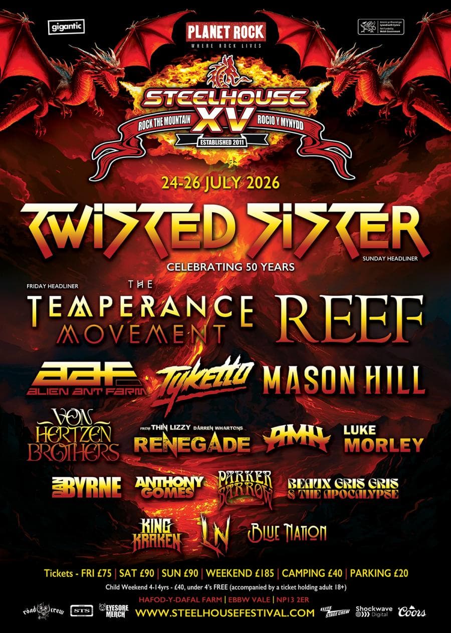 Reef + The Temperance Movement + AMH + Alien Ant Farm + Anthony Gomes @ Hafod-Y-Dafal Farm