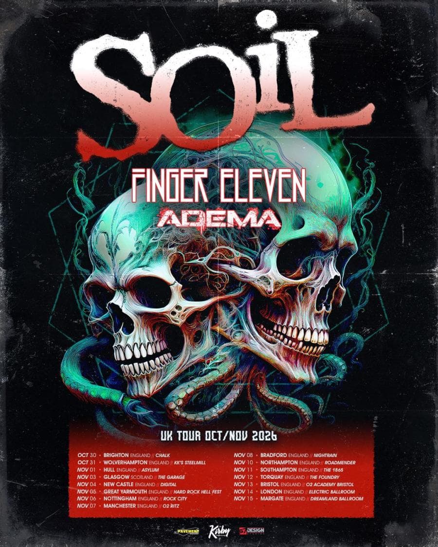 SOiL + Adema + Finger Eleven @ KK's Steel Mill