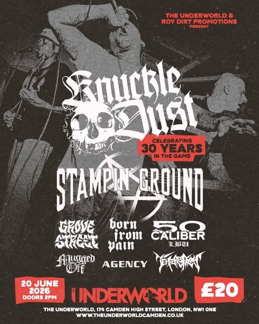 Knuckledust + 50 Caliber + Agency + Born From Pain + Grove Street @ The Underworld