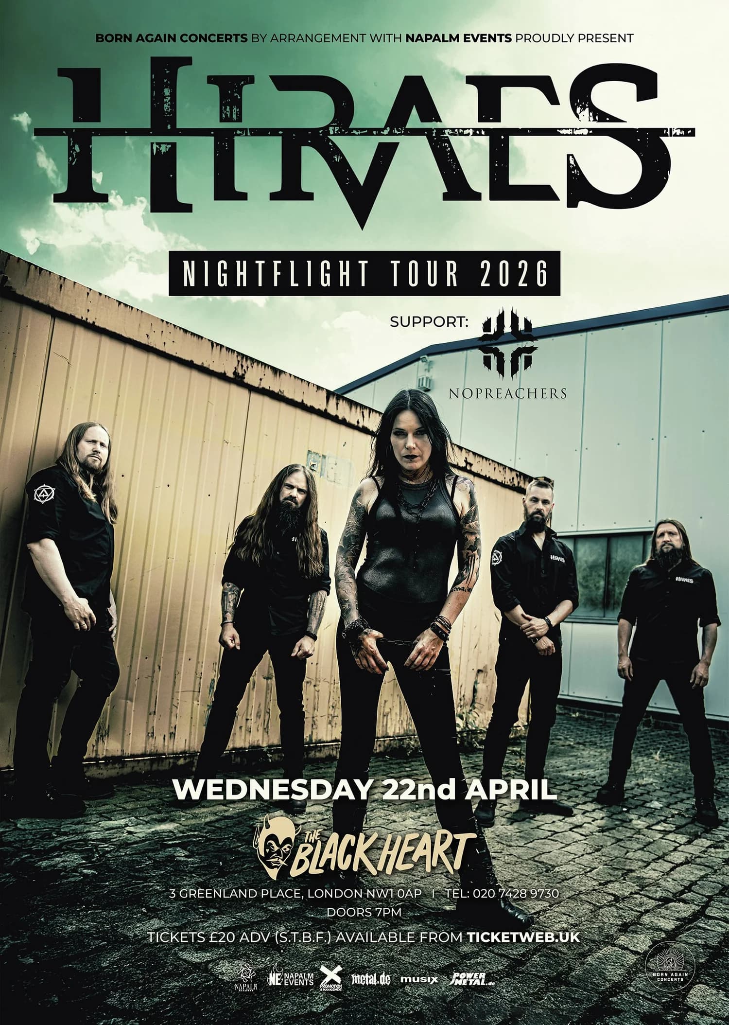 Hiraes + Nopreachers @ The Black Heart