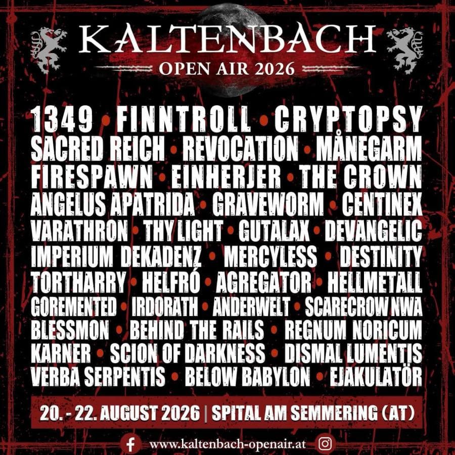 1349 + Cryptopsy + Finntroll + Agregator + Anderwelt @ Kaltenbach Open Air