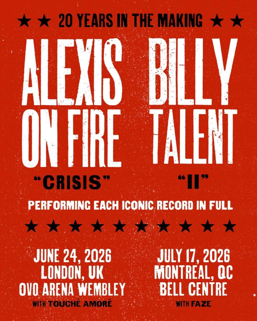 Alexisonfire + Billy Talent + Touché Amoré @ OVO Arena Wembley