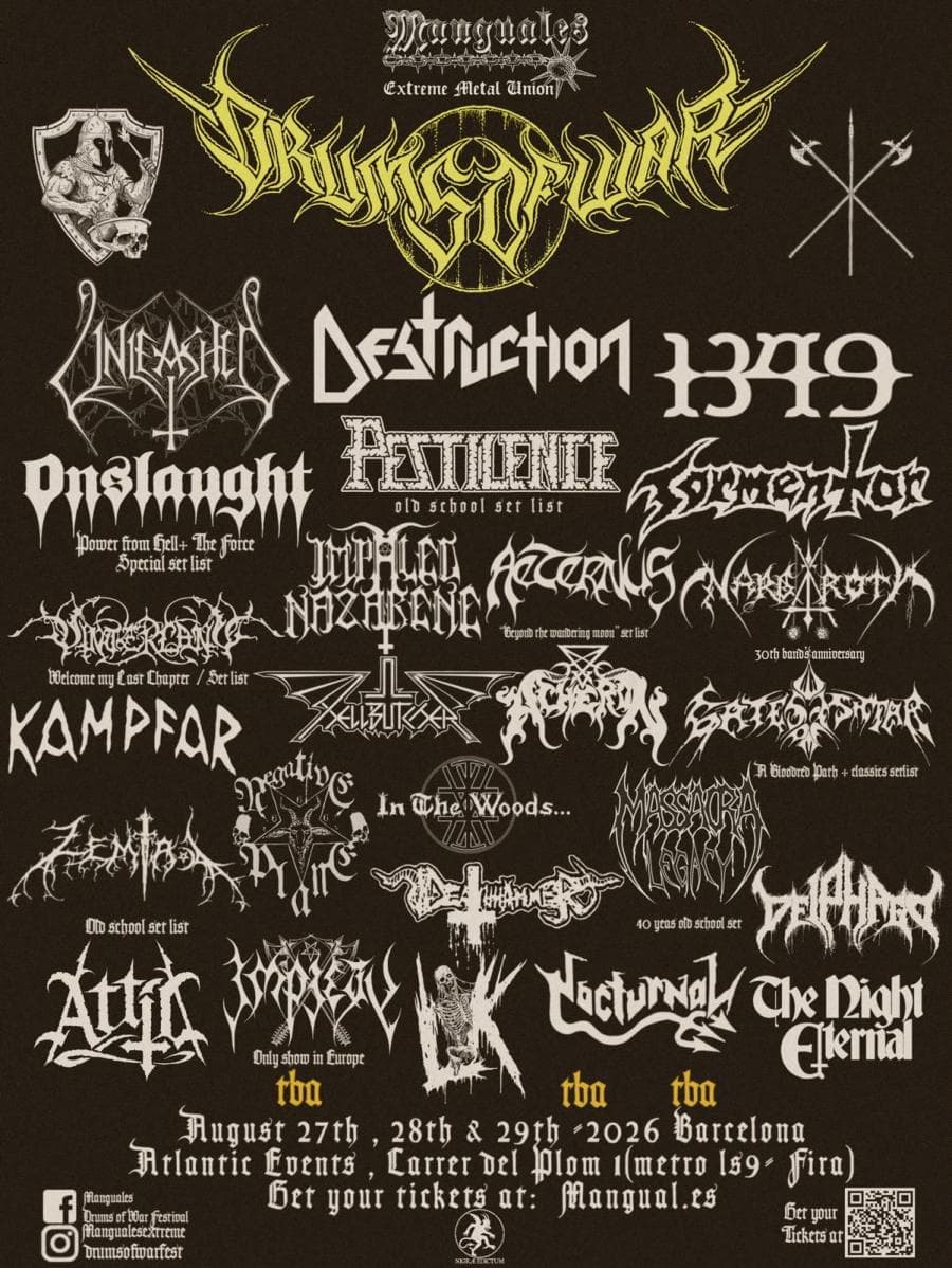 1349 + Destruction + Pestilence + Unleashed + Acheron @ Atlantic Events