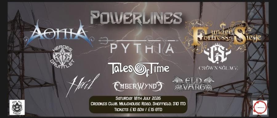 Aonia + Crown Solace + Eld Varg + Emberwynde + Fortress Under Siege @ Crookes Social Club