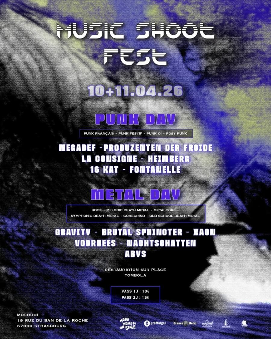 16 Kat + Abys + Brutal Sphincter + Fontanelle + Gravity @ Molodoï