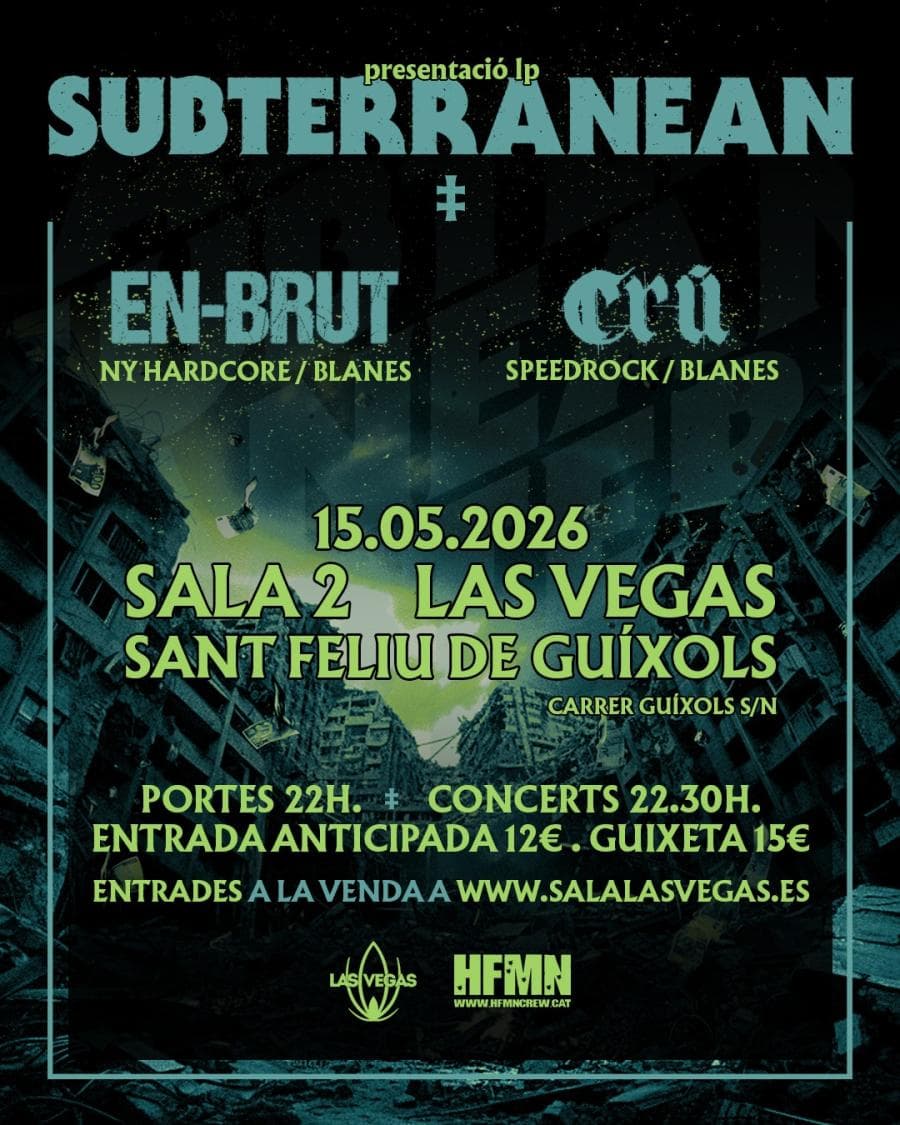 Cru + En-Brut @ Sala Las Vegas