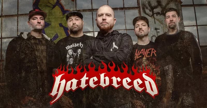 Hatebreed prepara su asalto de hardcore-metal en España: tres fechas confirmadas en agosto
