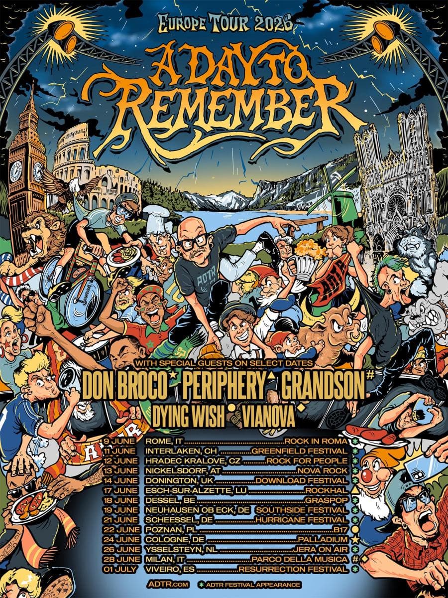 A Day To Remember + Dying Wish
