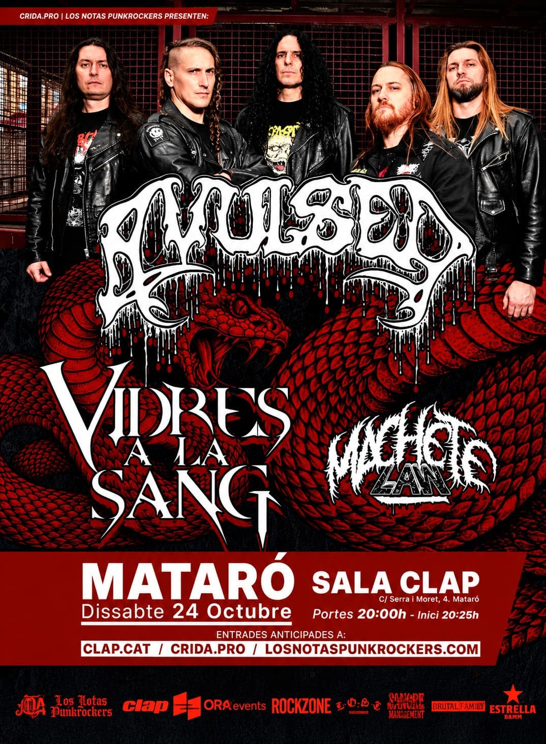 Avulsed · Vidres a la Sang · Machete Law