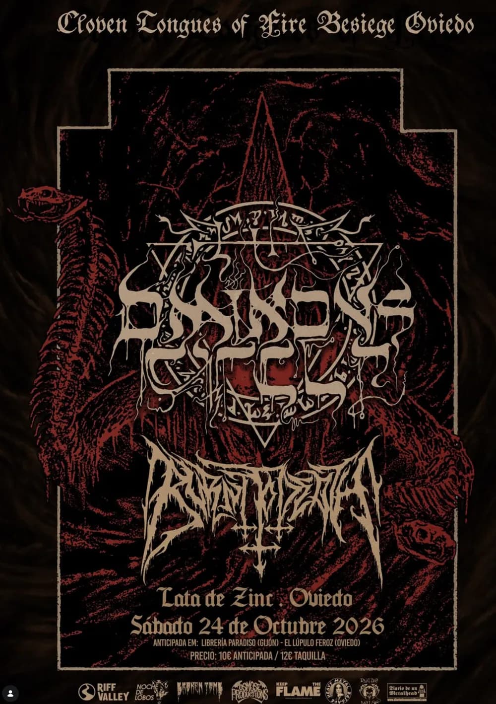 Burnt to Death · The Ominous Circle