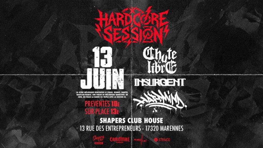 Chute Libre + Hard Mind + Insurgent