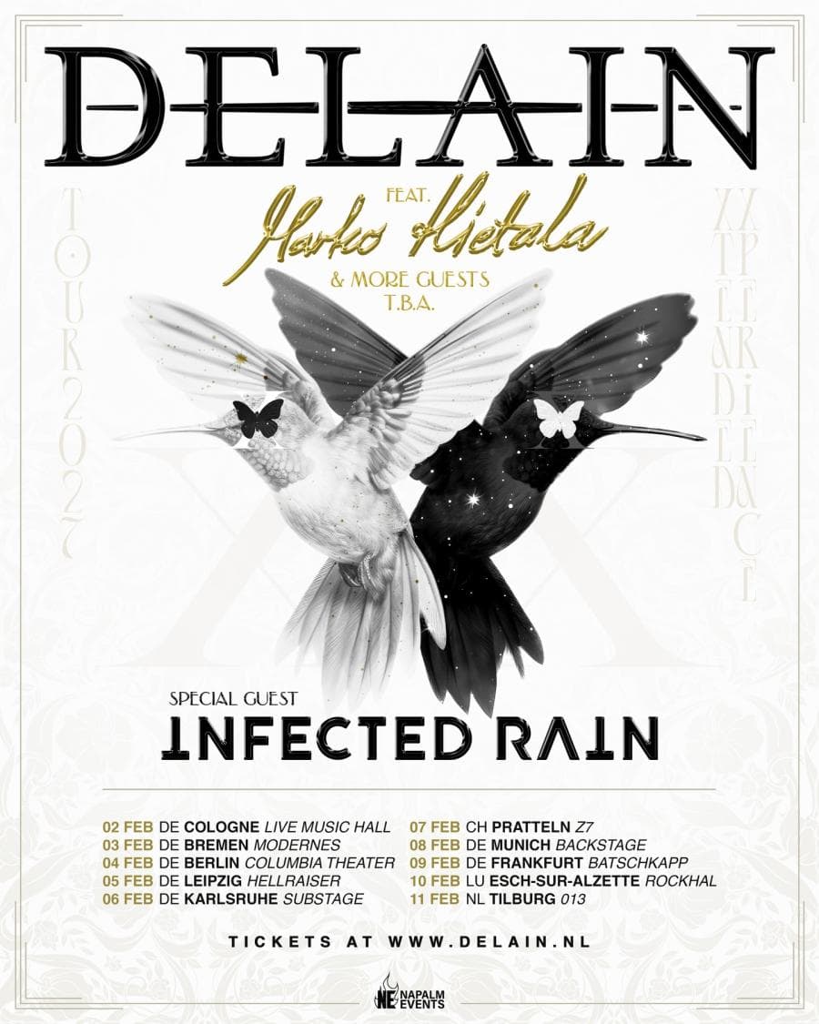 Delain + Infected Rain