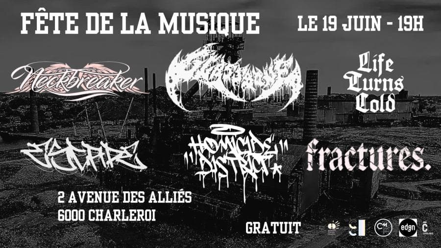 Escape + Fractures. + Glassbone + Homicide District + Life Turns Cold + Neckbreaker