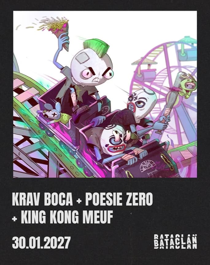 King Kong Meuf + Krav Boca + Poésie Zéro