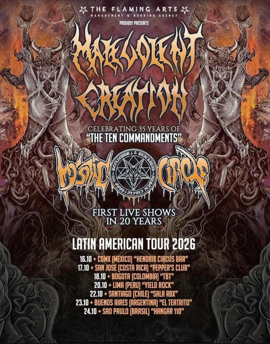 Malevolent Creation + Mystic Circle