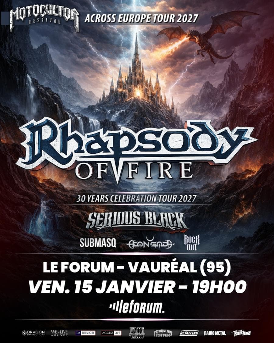 Rhapsody Of Fire + Aeon Gods + Rock Out + Serious Black + Subterranean Masquerade