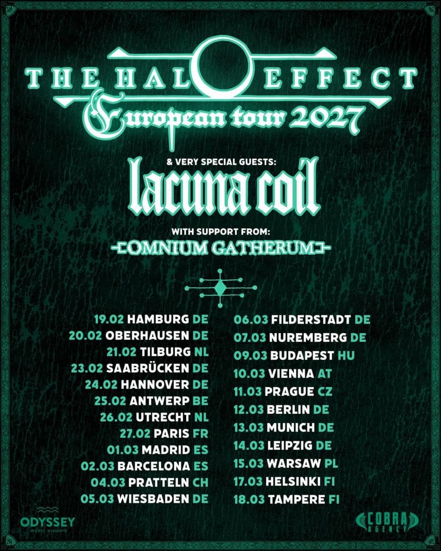 The Halo Effect + Lacuna Coil + Omnium Gatherum