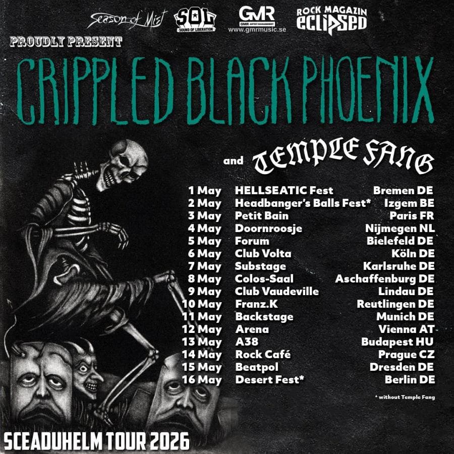 Crippled Black Phoenix + Temple Fang @ A38